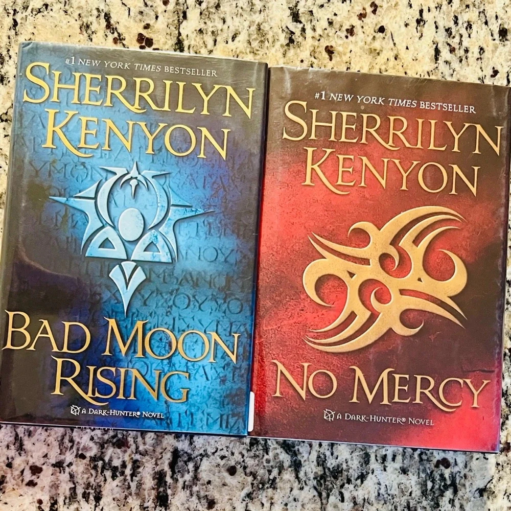Hardcover Bundle of 2 Bad Moon Rising & No Mercy Sherrilyn Kenyon